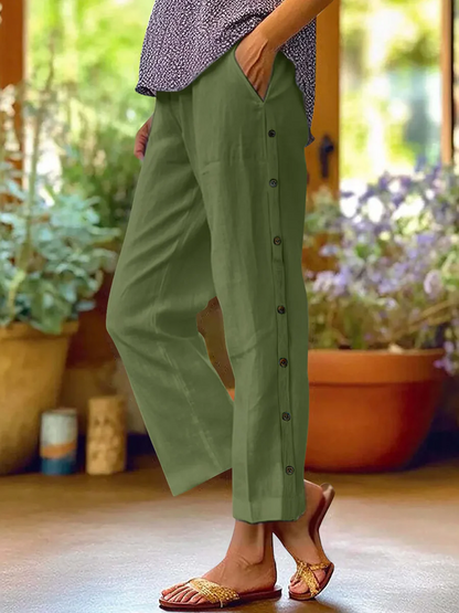 Women Plain Ankle Pants Pants Casual Spring/Fall Trousers