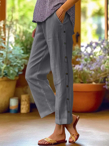 Women Plain Ankle Pants Pants Casual Spring/Fall Trousers